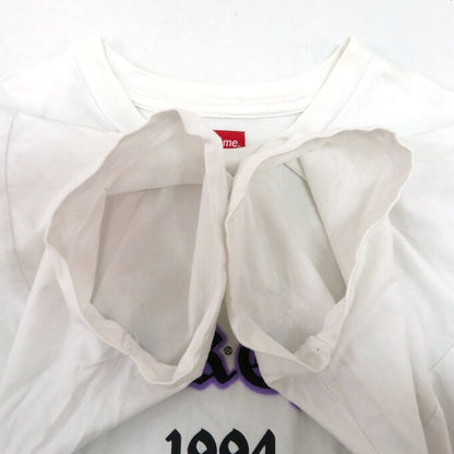 Supreme Old English Glow S/S T-Shirt White Size XL
