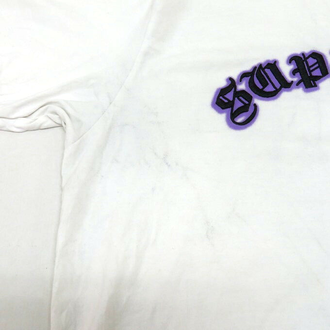 Supreme Old English Glow S/S T-Shirt White Size XL