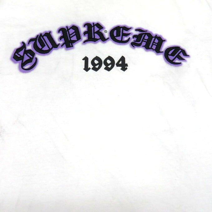 Supreme Old English Glow S/S T-Shirt White Size XL