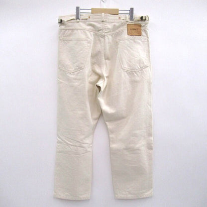 H.UNIT Ivory Denim Pants Knit Size 2