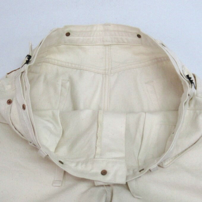H.UNIT Ivory Denim Pants Knit Size 2