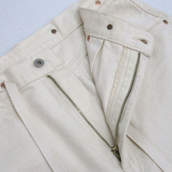 H.UNIT Ivory Denim Pants Knit Size 2