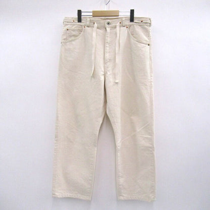 H.UNIT Ivory Denim Pants Knit Size 2