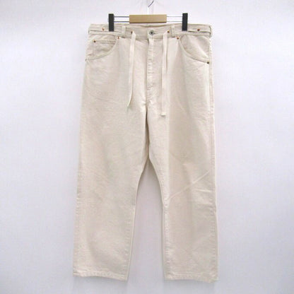 H.UNIT Ivory Denim Pants Knit Size 2