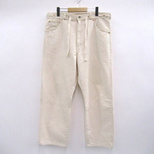 H.UNIT Ivory Denim Pants Knit Size 2