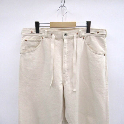 H.UNIT Ivory Denim Pants Knit Size 2