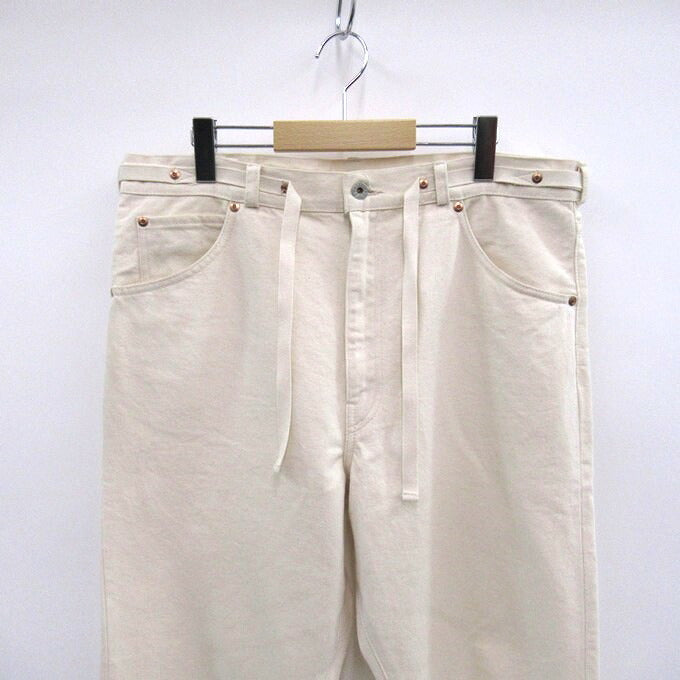 H.UNIT Ivory Denim Pants Knit Size 2