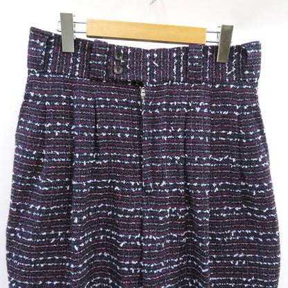 NEZU YOHINTEN Fancy Tweed Tango Pants Navy Purple Size 1