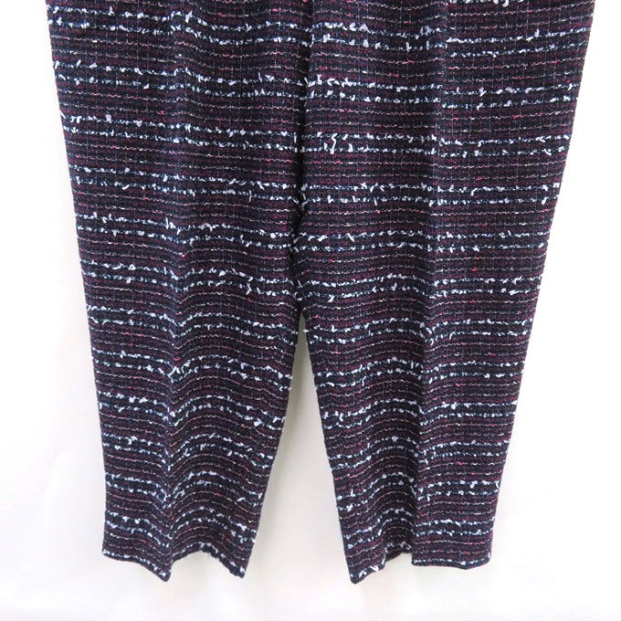 NEZU YOHINTEN Fancy Tweed Tango Pants Navy Purple Size 1