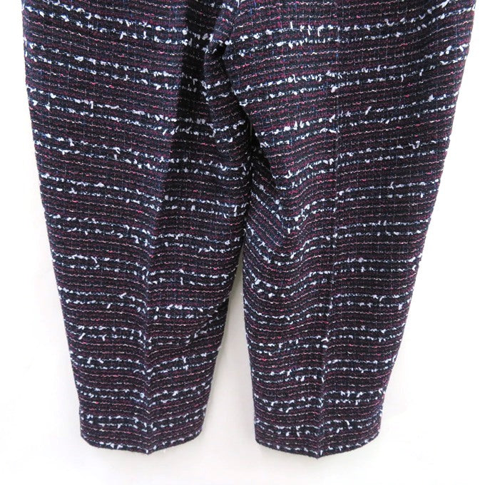 NEZU YOHINTEN Fancy Tweed Tango Pants Navy Purple Size 1
