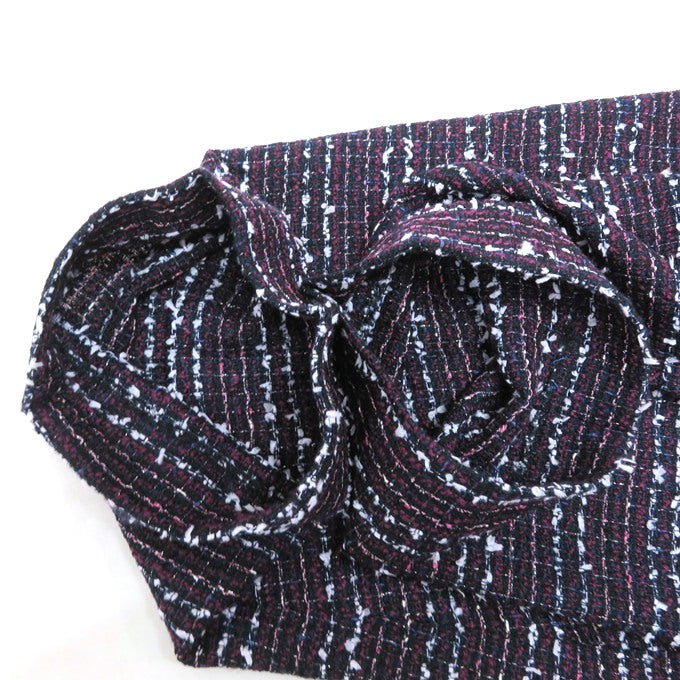 NEZU YOHINTEN Fancy Tweed Tango Pants Navy Purple Size 1