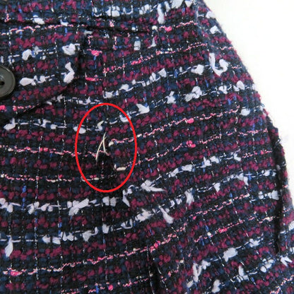 NEZU YOHINTEN Fancy Tweed Tango Pants Navy Purple Size 1