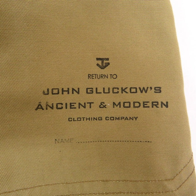 JOHN GLUCKOW Cotton Crazy Pattern Tailored Jacket Size L