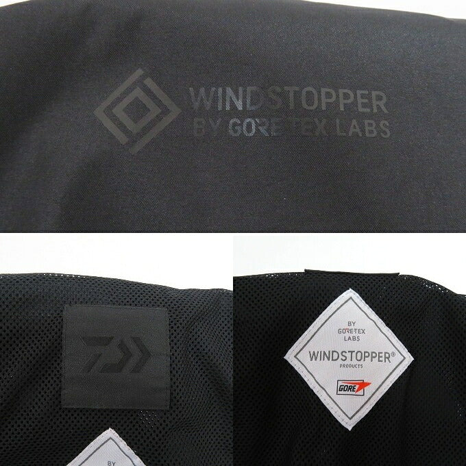 DAIWA PIER 25SS Gore-Tex 2-Way Windbreaker Black Size XL