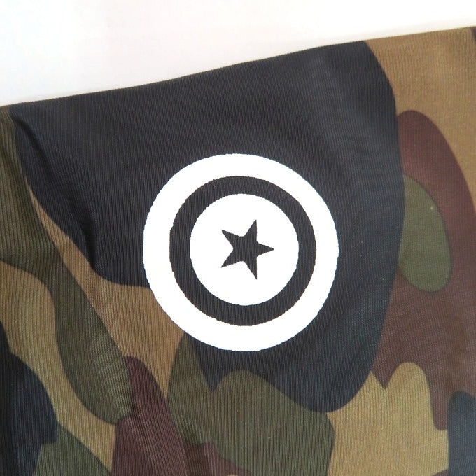 A BATHING APE 1ST CAMO SHARK Mountain Parka Green Hoodie Size XL