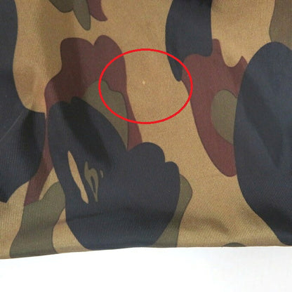 A BATHING APE 1ST CAMO SHARK Mountain Parka Green Hoodie Size XL