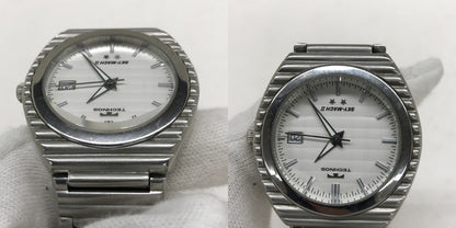 TECHNOS SKYMACH Automatic Watch Silver White Size ONE SIZE
