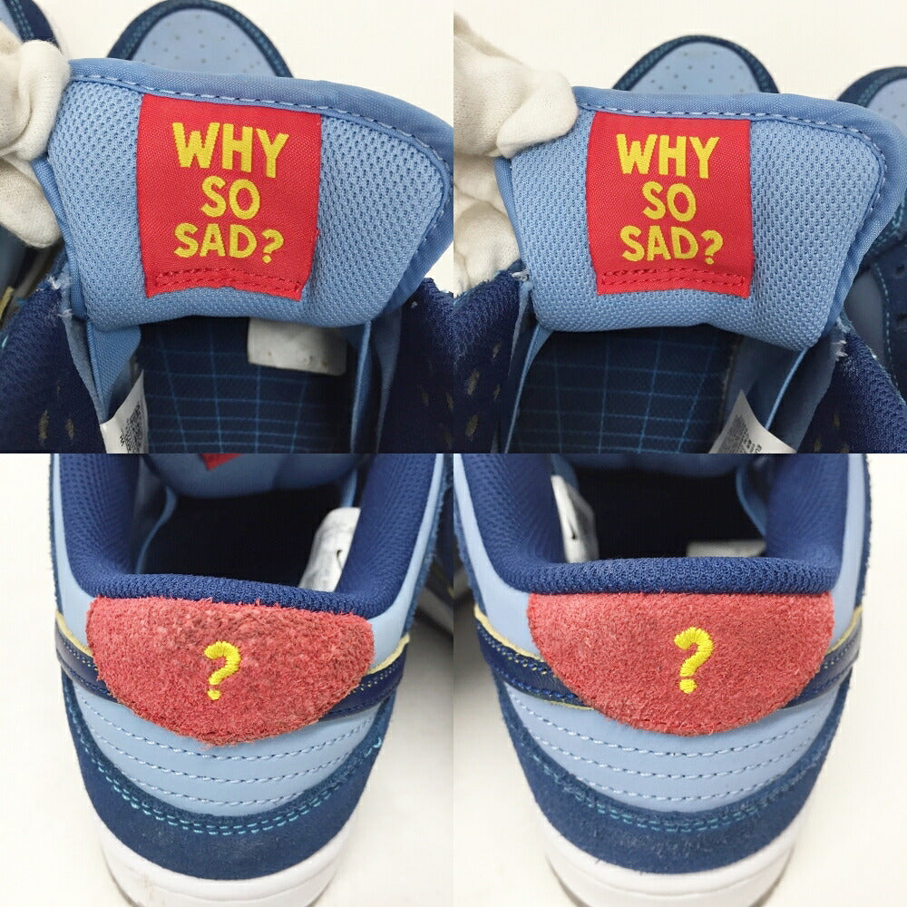 NIKE x Why So Sad? SB Dunk Low PRM WSS Sneakers Size 7.5