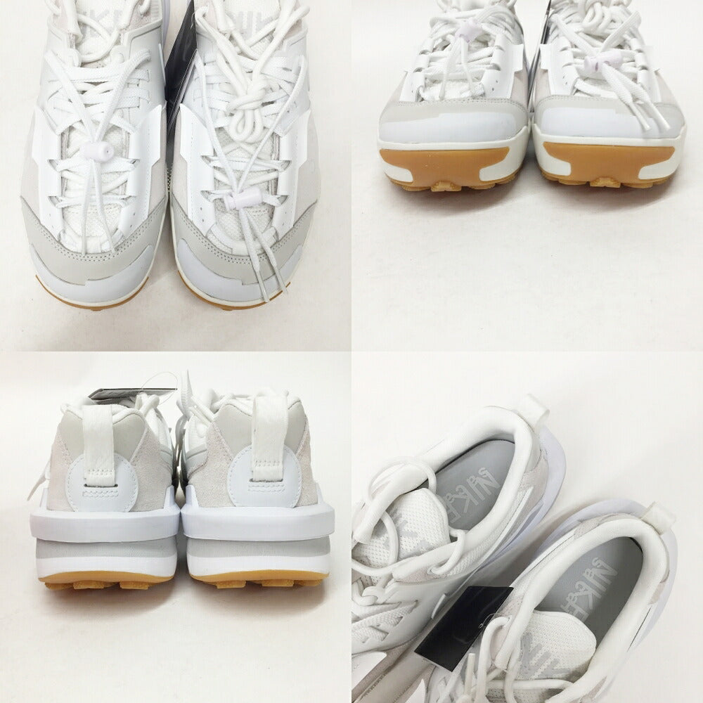 NIKE x sacai Zegamadome SP Summit White Sneakers Size 9.5