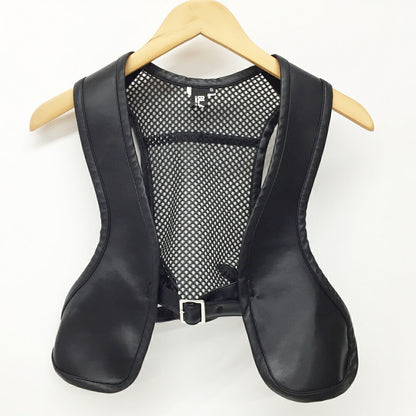 BLACK COMME des GARCONS Eco-Leather Vest Black Size S