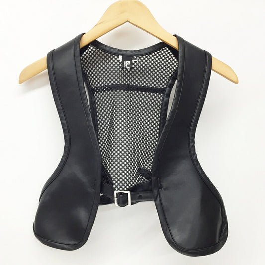 BLACK COMME des GARCONS Eco-Leather Vest Black Size S