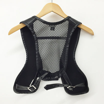 BLACK COMME des GARCONS Eco-Leather Vest Black Size S
