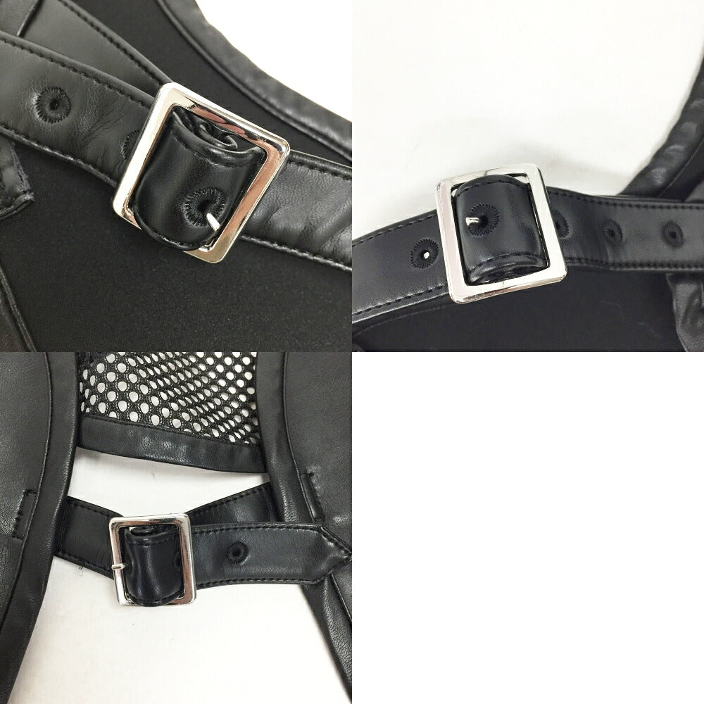 BLACK COMME des GARCONS Eco-Leather Vest Black Size S