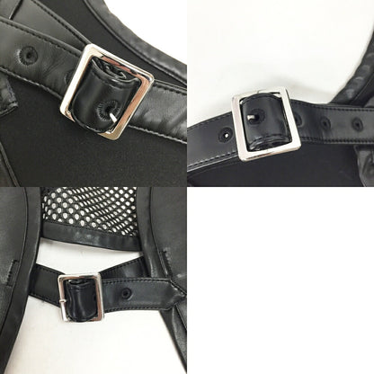 BLACK COMME des GARCONS Eco-Leather Vest Black Size S