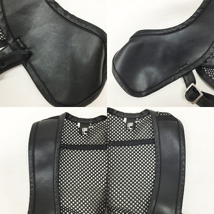 BLACK COMME des GARCONS Eco-Leather Vest Black Size S