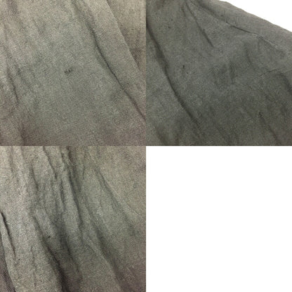 COMME des GARCONS Linen Cotton Coat Black Size M
