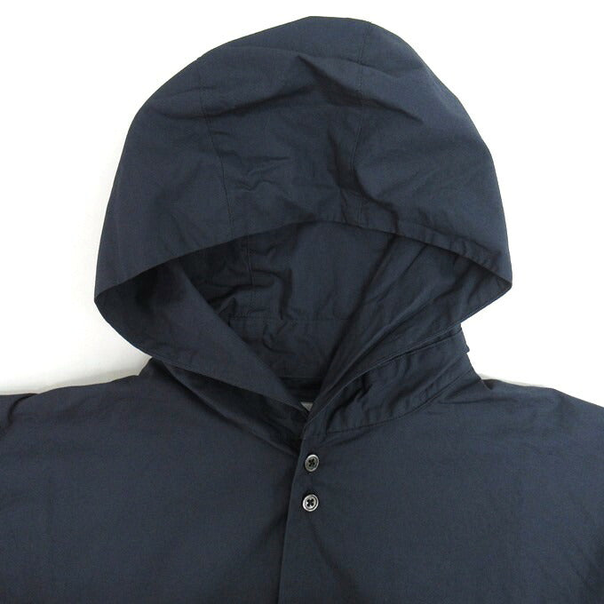 nisica Hooded Shirt Jacket Navy Size S