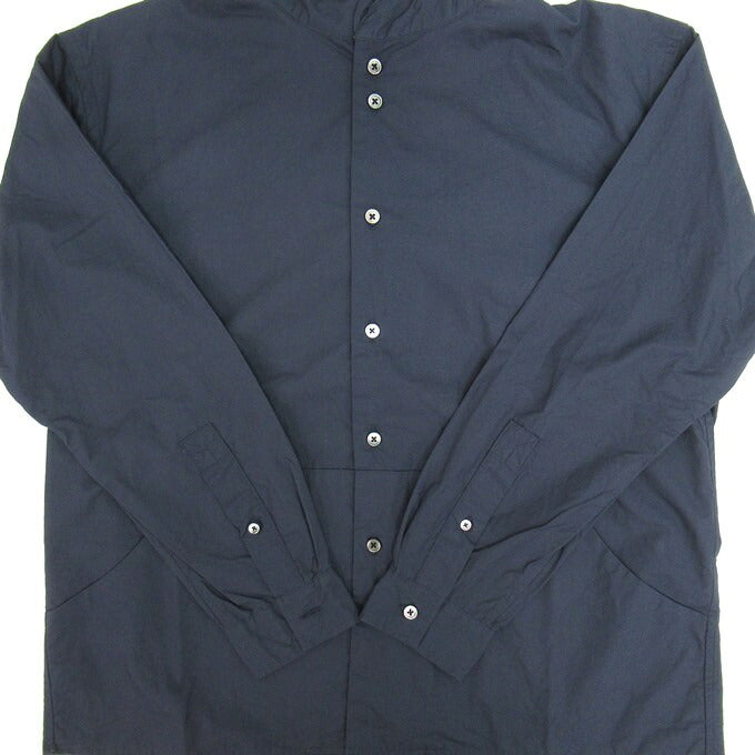 nisica Hooded Shirt Jacket Navy Size S