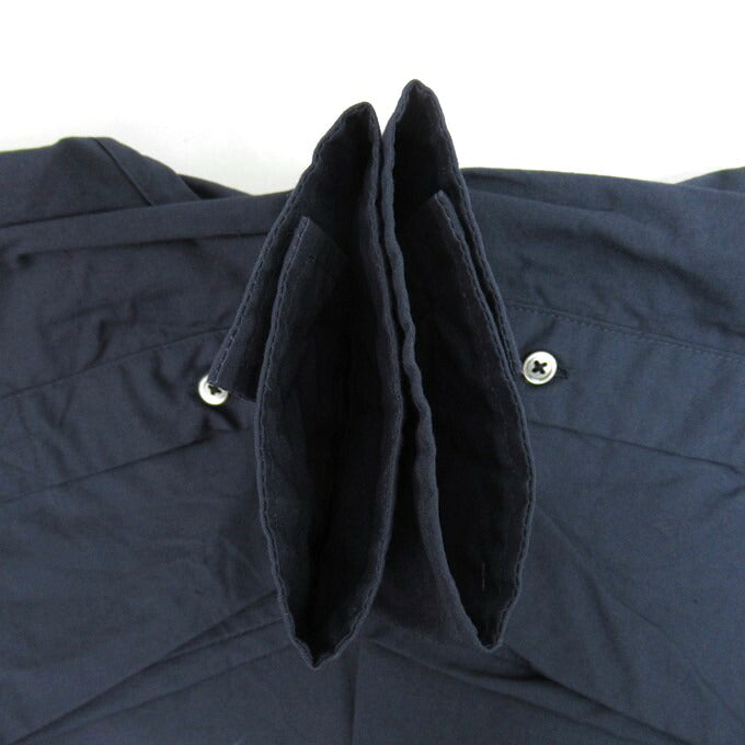 nisica Hooded Shirt Jacket Navy Size S