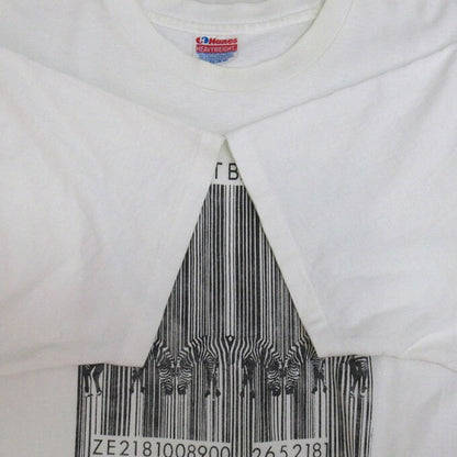 Hanes 90s Human-i-Tees Trompe L'oeil T-Shirt Size XL