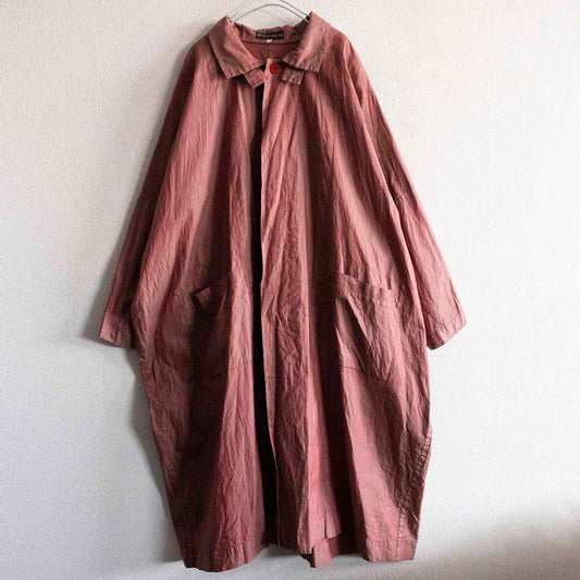 SHIRIN GUILD Linen Oversized Coat Size S