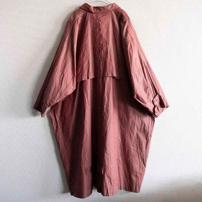 SHIRIN GUILD Linen Oversized Coat Size S