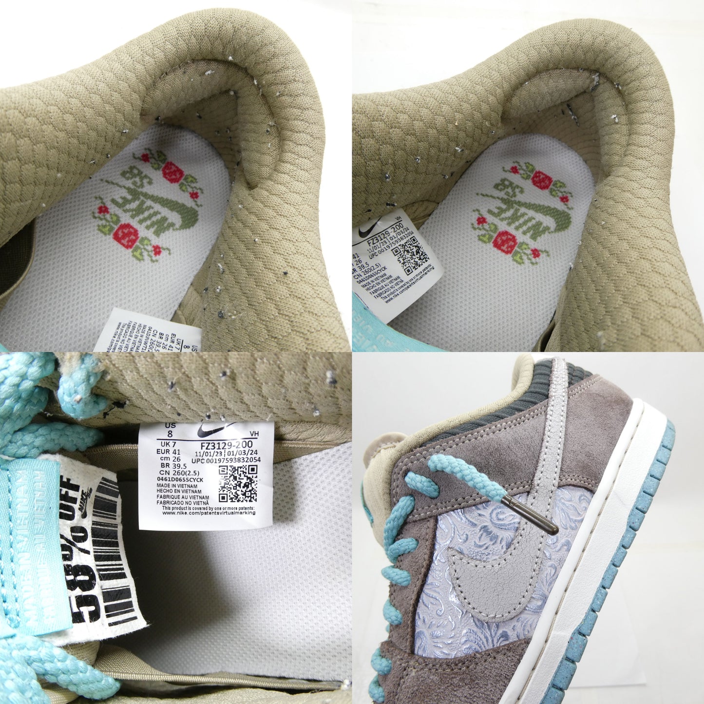 NIKE SB Dunk Low Pro PRM Big Money Savings Sneakers Brown