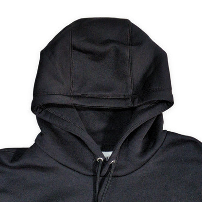 NIKE Club Fleece Pullover Logo Hoodie Black Size XL