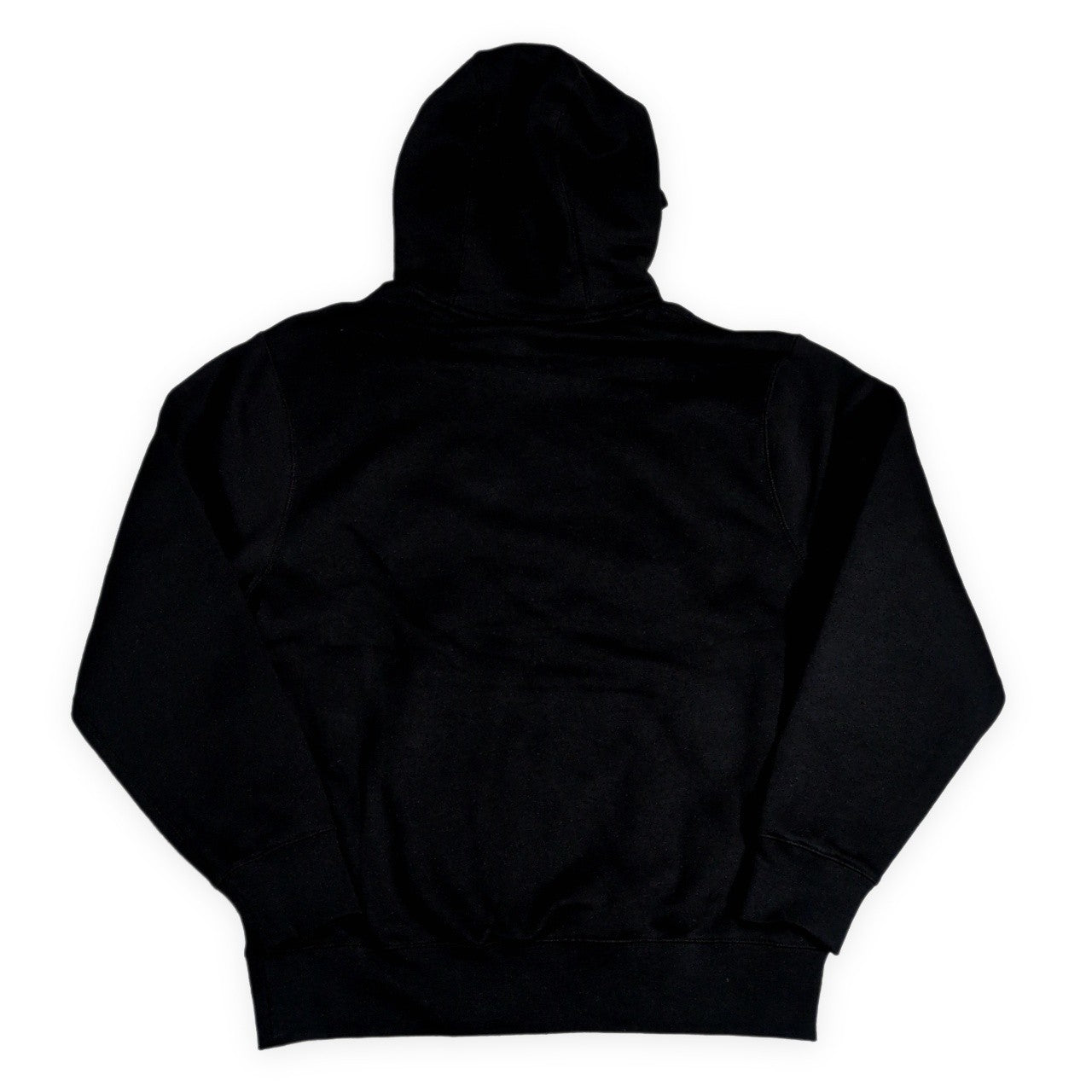NIKE Club Fleece Pullover Logo Hoodie Black Size XL