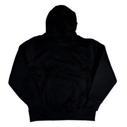NIKE Club Fleece Pullover Logo Hoodie Black Size XL