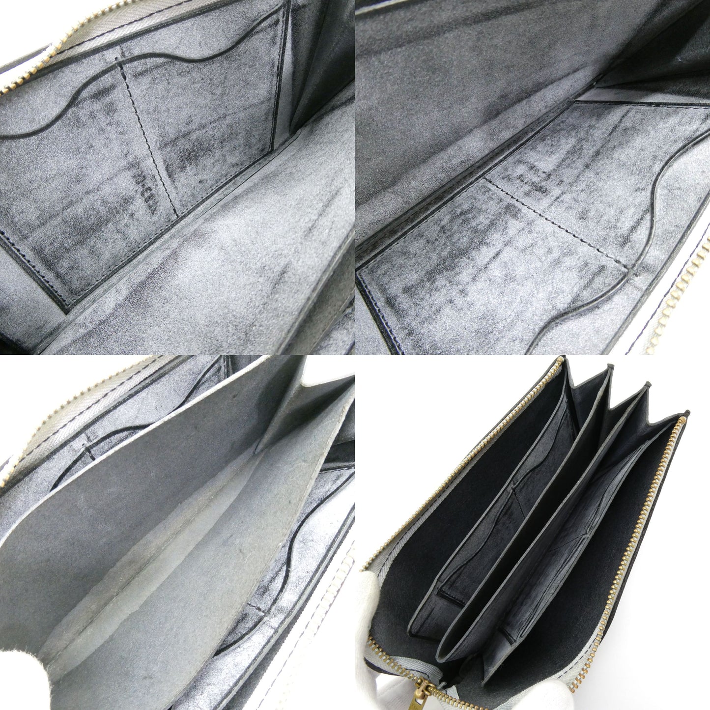 Leather Wallet Raregem Brilleaux Long Wallet Size ONE SIZE