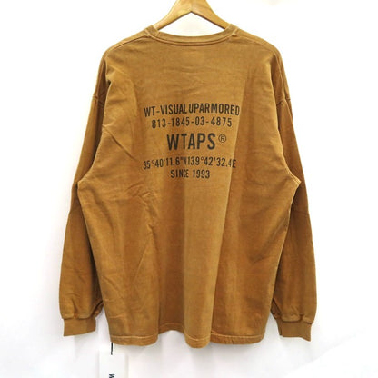 WTAPS 24AW SPEC Long Sleeve T-Shirt Camel Size 04