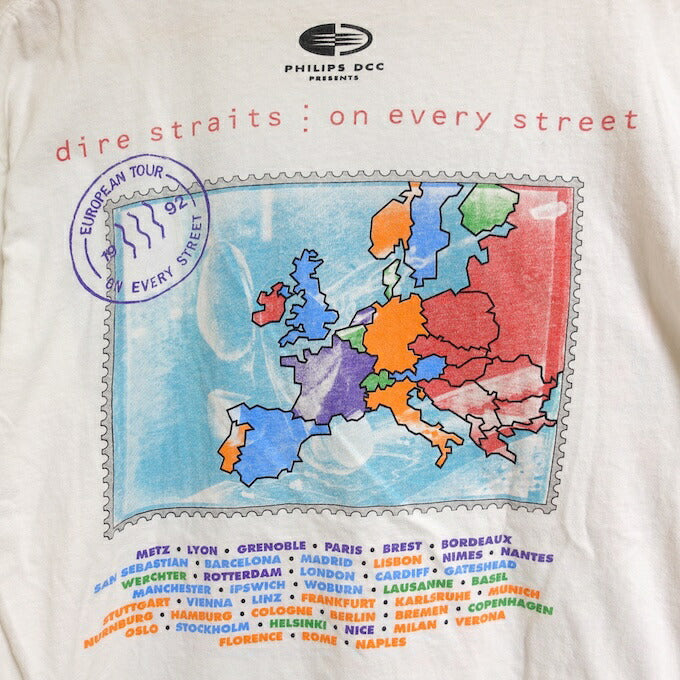 Dire Straits 90s On Every Street Tour T-Shirt Size M