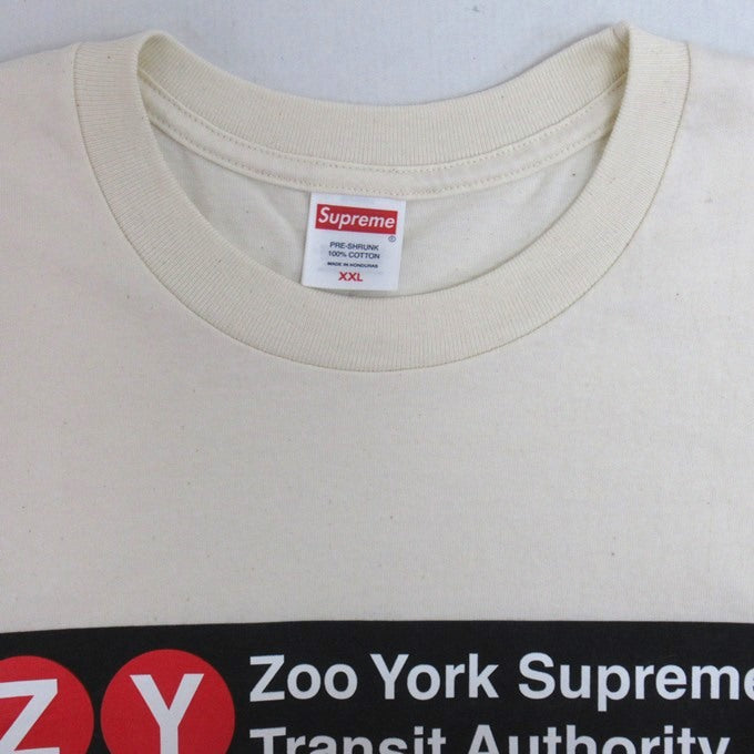 Supreme 25SS Zoo York Transit T-Shirt Natural Size XXL