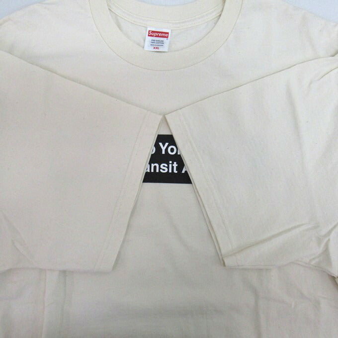 Supreme 25SS Zoo York Transit T-Shirt Natural Size XXL