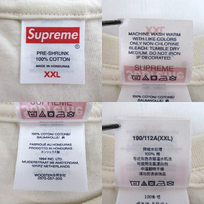 Supreme 25SS Zoo York Transit T-Shirt Natural Size XXL