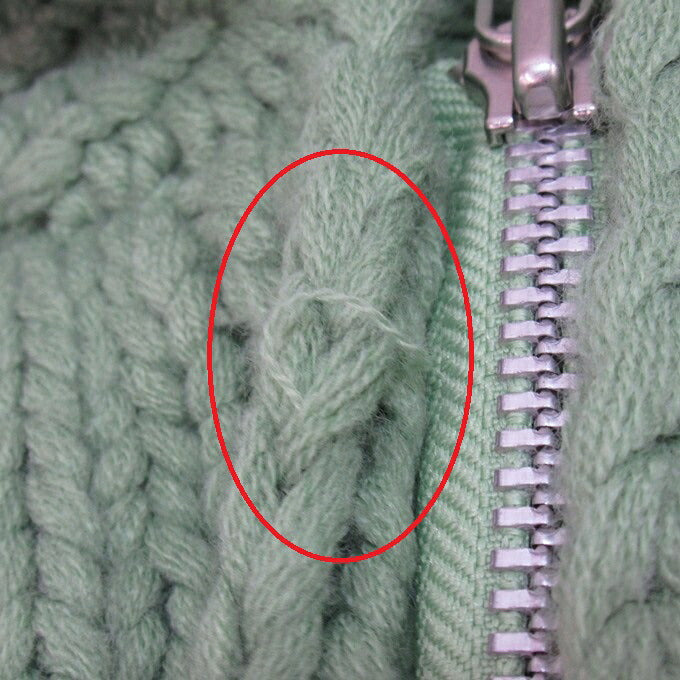 DESCENDANT 24AW DAWN Cowichan Sweater Multi Size 2