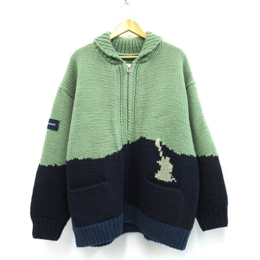 DESCENDANT 24AW DAWN Cowichan Sweater Multi Size 2