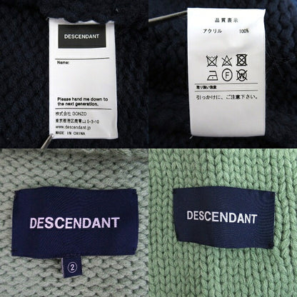 DESCENDANT 24AW DAWN Cowichan Sweater Multi Size 2