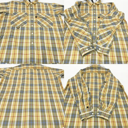 DAIWA PIER39 Tech 2-Way Work Shirt Yellow/Grey Size S